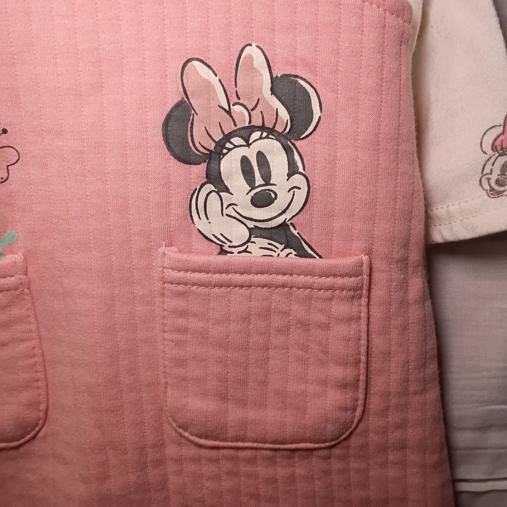 Disney Pink Minnie Mouse Overalls for Kids